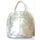 Sac cuir irisé argent Naterra