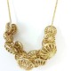 Collier bouton d'or