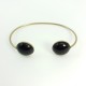 Bracelet jonc noir Julie Sion