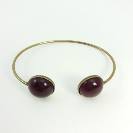 Bracelet jonc prune Julie Sion