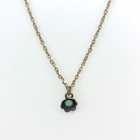 collier fin fleur pacific Aliquo