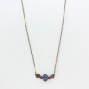 Collier cabochon bleu Aliquo