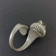 Bague torsade gris Camille Lescure