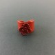 Bague fleur rouge Camille Lescure