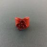 Bague fleur rouge Camille Lescure