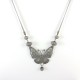 Collier papillon gris taupe Camille Lescure