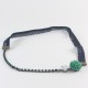 Headband lily vert/ white opal