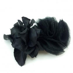 Pince fleur noir Johanna Braitbart