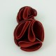 Broche cuir rouge Johanna Braitbart