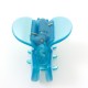 Pince crabe acrylique turquoise