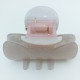 Pince crabe acrylique fil rose