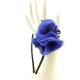 Serre tête fleur bleu Johanna Braitbart