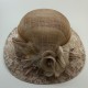 Chapeau sisal beige