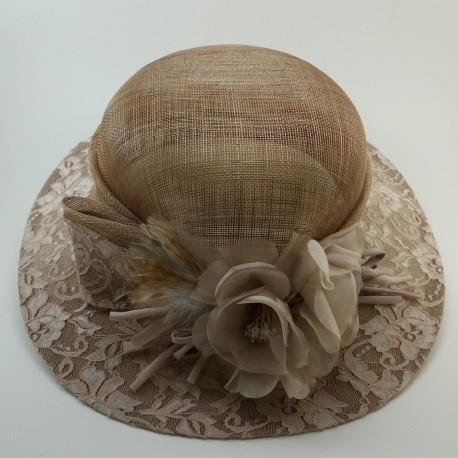 Chapeau sisal beige