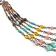 Collier mutiperle turquoise