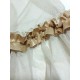Echarpe beige Michel Lebrun