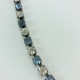 Ras de cou strass cristal/bleu