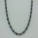Ras de cou strass cristal/bleu