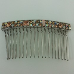 Peigne strass multi couleur