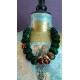 Collier boule wax vert