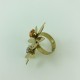 Bague fleur stass