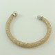 Bracelet filet beige