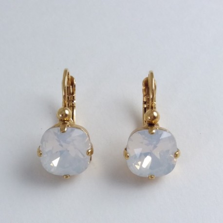Dormeuse white opal /gold