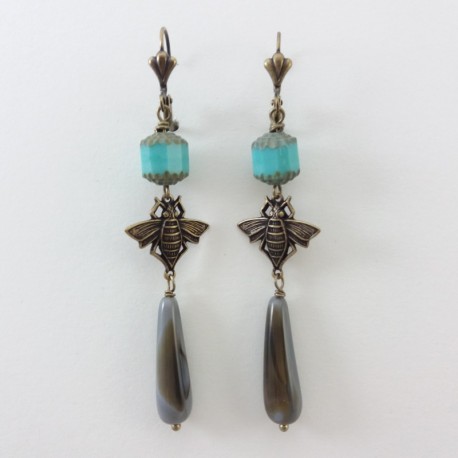 Bo abeille turquoise Pia Louise