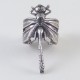 Bague libellule argent