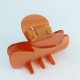 Pince crabe acrylique orange