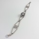 Bracelet vitrail argent