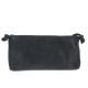 Bandouliére pochette cuir irisé graphite Naterra