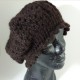 Beret tricot marron Ariane Lespire