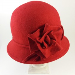 Chapeau feutre rouge Complit