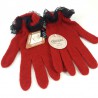 Gant laine rouge/noir Complit