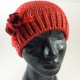 Bonnet tricot rouge Complit