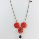 Collier cupcake rouge Julie sion